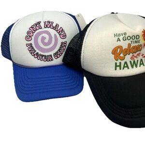 Urban Outfitters Trucker Hat NWT And Vintage Hawaii Trucker Hat